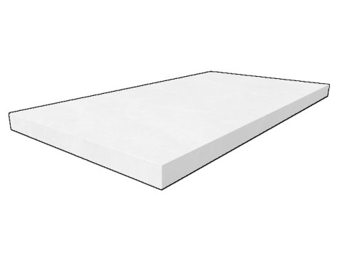 Ступень угловая правая WONDER Scalino Angolare Destro 33x60 Nat Rett (ITALON)